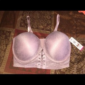 Ashley Stewart lace up bra